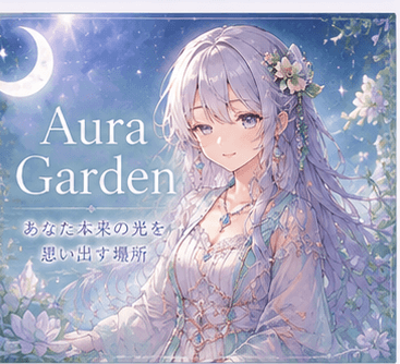 Aura Garden 公式キャラクター Serena のメインビジュアル